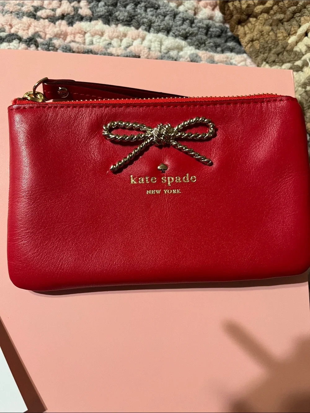 kate spade compact red